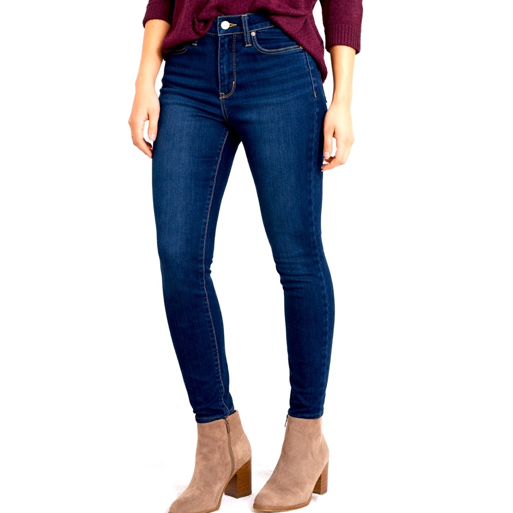 Abercrombie & Fitch High Rise Super Skinny Jeans Dark Wash Size 2 NWT Stretch